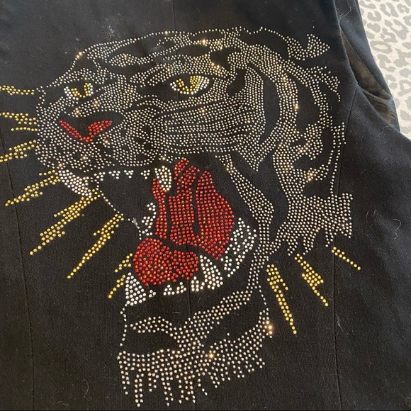 NWT Ed Hardy Bejeweled Vest- S - Picture 3 of 12